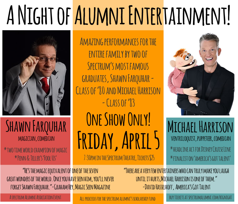 A Night of Alumni Entertainment | Spectrum Alumni Association