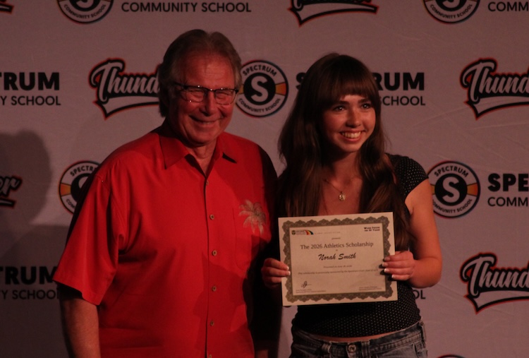 Norah Smith - Athletics
Sponsored by the Spectrum Grad Class of 1975